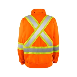 High Visibility fleece hoodie XL  116506XL