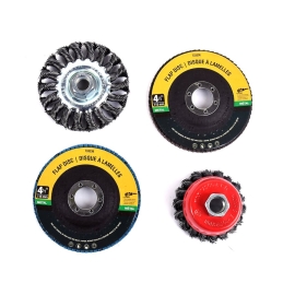 4 pc grinding wheel and brush set 733336