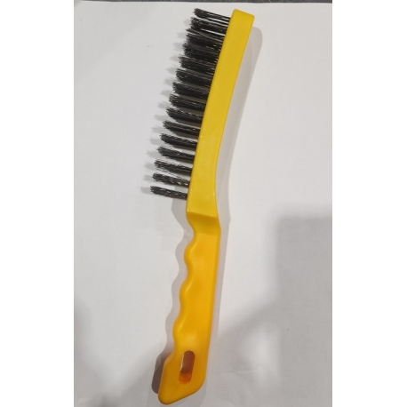 Steel 4 row wire brush 275mm  52915