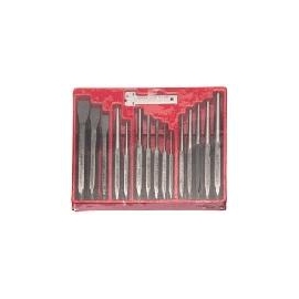 HEAVY DUTY 16pc professional punch and chisel set (73107)