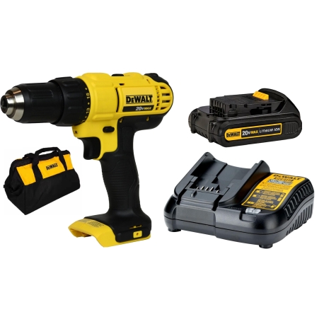 Dewalt rechargeable drill with accessories  DCD771P