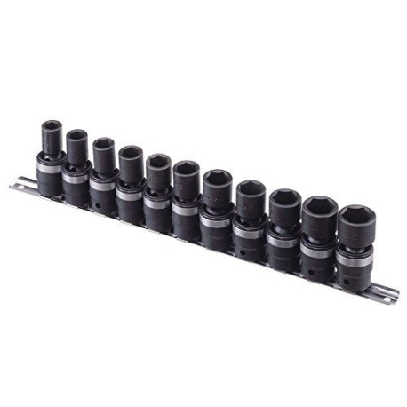 11 piece universal joint socket set metric GNSTG411M