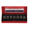 Universal joint impact socket set 3/8'' metric TG213M