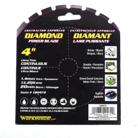 Lame au diamant 4'' continuel (eau) 120472