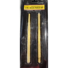 2pc brass pin punch set 8 inch 25291