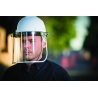 Head gear and visor for work helmets DTMP