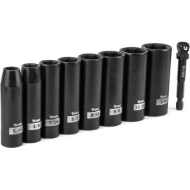 Deep impact socket set 3/8'' drive SAE  48301