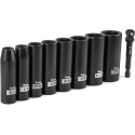 Deep impact socket set 3/8'' drive SAE  48301