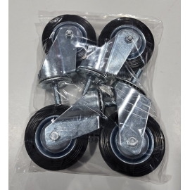 4 piece caster set with threaded pin ODT-4A