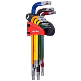 Jeu de clefs longues torx de sécurité   61044