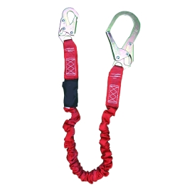 6 foot energy absorbing lanyard with hooks  16LSLM3621
