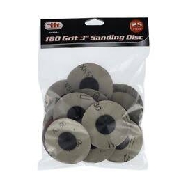 25pc sanding disc 180G 3''   82081