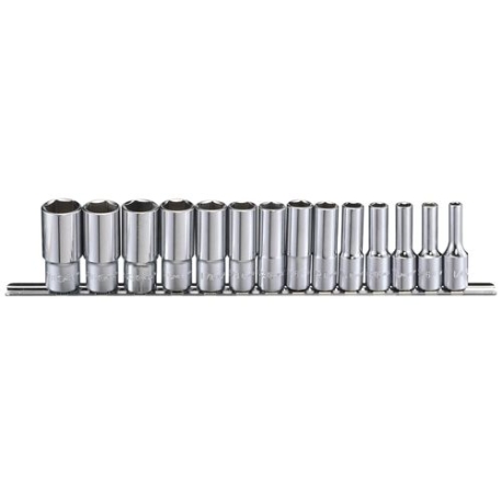 Jeu de douilles longues impériales Genius 3/8'' GD-314SD Jeu de douilles longues impériales Genius 3/8'' GD-314SD