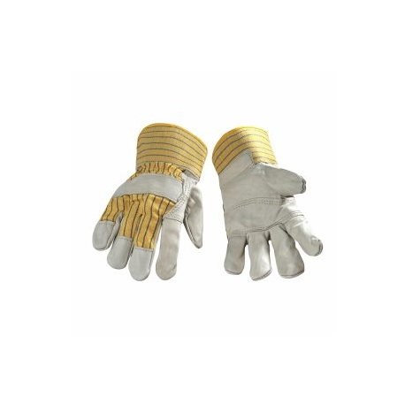 Leather gloves split  L size 12 prs FC20-10B
