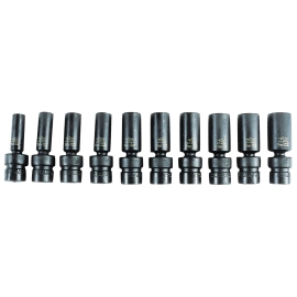 10 Piece 3/8" Drive Metric Flex Impact Socket Set KTI37400
