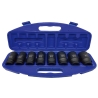 Tooltech FirmGrip 9PC Deep Impact Socket SAE 3/4in Drive w/case Cr-V 370173