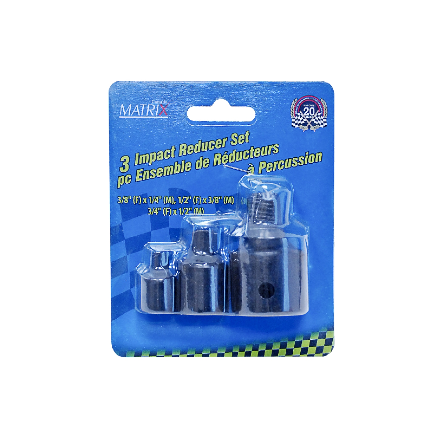 Tooltech Xpert 3PC Impact Socket Reducer Set - SAE 701614