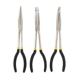 Tooltech FirmGrip 3PC Long Reach Pliers 11in Set 708558