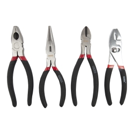 Tooltech FirmGrip 4PC Pliers 6in Set (Diagonal/Linesman/Long Nose/Slip Joint)708403