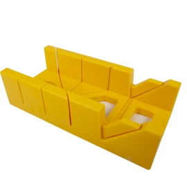 Tooltech Workbench Mitre Box 12in Plastic Yellow 306500