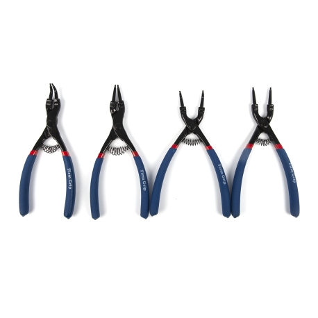 Pinces à circlips Tooltech FirmGrip, lot de 4, HCS, 8 po, 706304