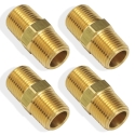 4 piece 1/4'' x 1/4'' male NPT adapters  JAS120BB-4