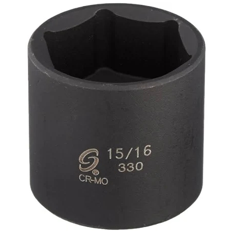 Impact socket 15/16'' by 3/8'' drive SUN330