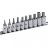 Genius BS-310HM - Metric Hexagonal Bit Socket Set (10 Pcs) 1/4" & 3/8" Drive Item No. GNSBS310HM