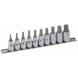 10 EMBOUTS HEXAGONAUX 1/8" À 1/2" Référence : GNSBS310HS