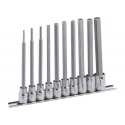 10PCS 3/8"DR SAE LONG HEX BIT Item No. GNSBS310HSL