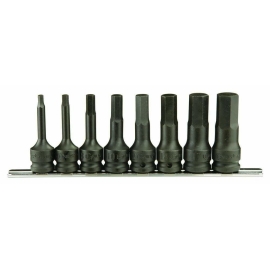 8PC 1/2" DR. METRIC DEEP HEX H Item No. GNSTH408MD