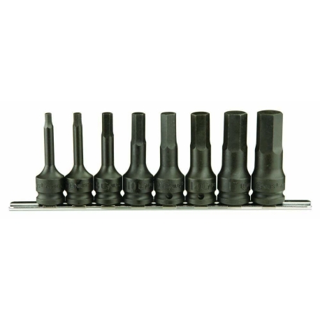 8PC 1/2" DR. METRIC DEEP HEX H Item No. GNSTH408MD