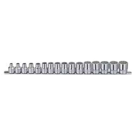 3/8" DR. METRIC SOCKET SET Item No. GNSTW316M