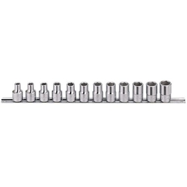 1/2" DR METRIC CHROME HAND SOCKET SET 12PC Item No. GNSGS412M