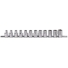 1/2" DR METRIC CHROME HAND SOCKET SET 12PC Item No. GNSGS412M