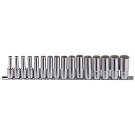 3/8"DR 16PC MET DEEP IMP.SKT 1 Item No. GNSTW316MD