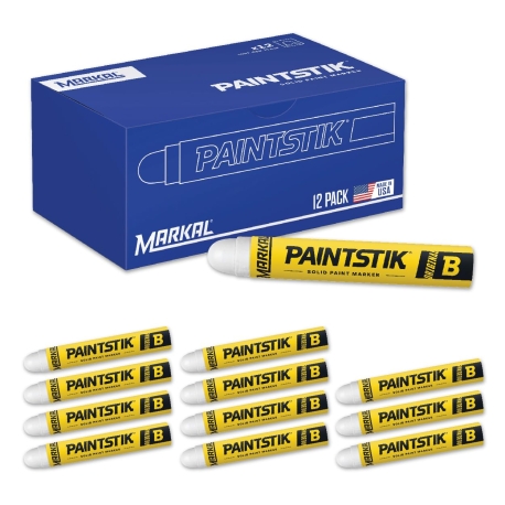 Markal Paintstik solid white 12pc  80220-B Markal Paintstik solid white 12pc  80220-B