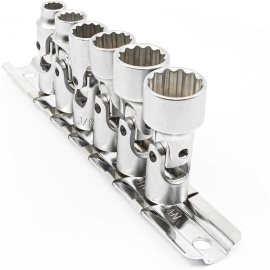 Genius US-206S - 1/4" Drive SAE Universal Hand Socket Set - 6 Pieces Item No. GNSUS206S