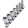 Genius US-307S - 7PC 3/8" Dr. SAE Universal Hand Socket Set (12-Point) Item No. GNSUS307S