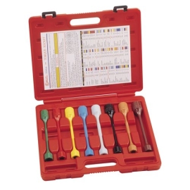 Genius TO-408S - Jeu de 8 douilles dynamométriques, entraînement 1/2"  Référence : GNSTO408S