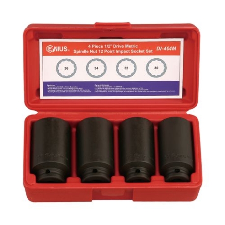 4PC MET SPINDLE NUT 12 PT IMPA Item No. GNSDI404M