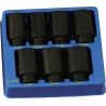 Genius DI-407S - Deep Impact Socket Set 1/2" Drive 7 Pcs 6 Pan SAE Item No. GNSDI407S