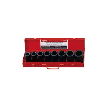Genius CD-608S4 - 8 Piece 3/4” Dr. SAE Budd Wheel Impact Socket Set Item No. GNSCD-608S