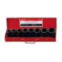 Genius CD-608S4 - 8 Piece 3/4” Dr. SAE Budd Wheel Impact Socket Set Item No. GNSCD-608S