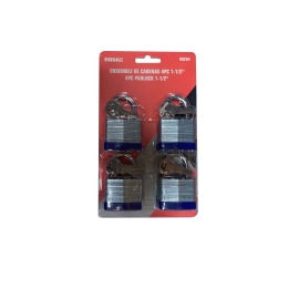Rodac RDCB4 - Laminated Padlock - 4 Pieces Item No. RDCB4