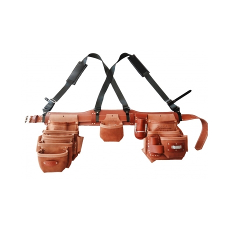 DURAcuir ''LE COSTAUD'' Tablier professionnel - taille LARGE 41' à 45'' P-1014-L