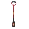 130656- Snow Spade Chopper 4in HCS Blade FG Poly D-Handle