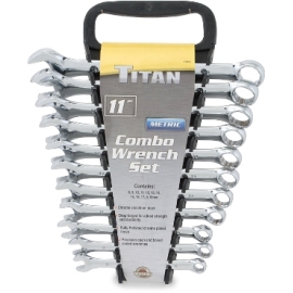 11pc METRIC Combo Wrench Set  17312