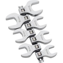 TITAN tools' 7 pc 1/2'' drive crowfoot wrench set 17671