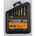 10 piece extractor and drill bit set 610203